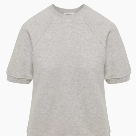 Denim Forum THE '70S RAGLAN SHORT-SLEEVE SWEATSHIRT - NWT - Picture 6 of 6